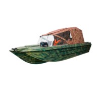 Тент и стекло с калиткой на  лодку «Сарепта»