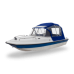 Тент для лодки Wyatboat-430М (тримаран), ходовой, модель «Рубка-СТС»
