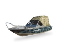 Тент для лодки Уралъ 470, ходовой, модель «Рубка-СТС»