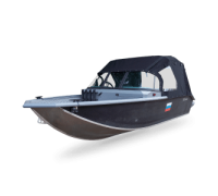 Тент для лодки Волжанка 50 Фиш, ходовой, модель «Рубка-СТС»