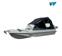 Тент для лодки Казанка-5М, ходовой, модель «Рубка-СТС»