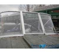 Казанка-5М. Ветровое стекло с калиткой.