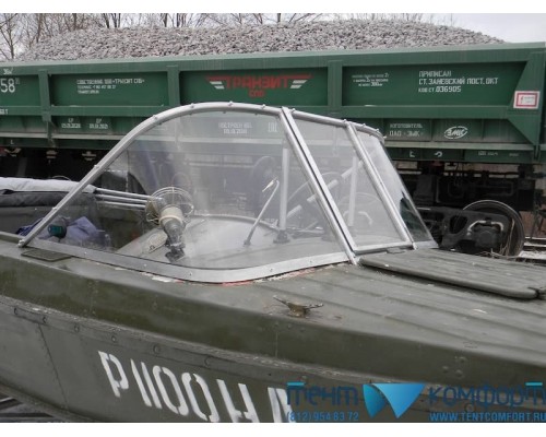 Ремкомплект ветрового стекла с калиткой для лодки Казанка-5M