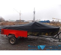 Тент для транспортировки судна «Казанка» к месту сброса