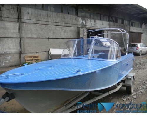Ремкомплект ветрового стекла с калиткой для лодки Казанка-2М