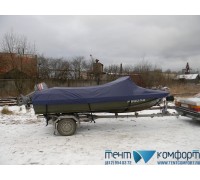 Тент для транспортировки судна «Казанка-5М3» к месту сброса