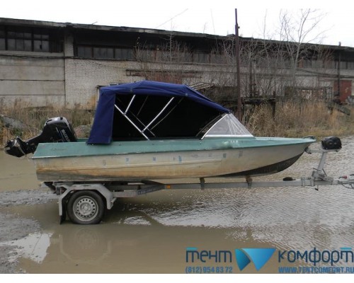 Трехопорные дуги  для тента на лодку Крым