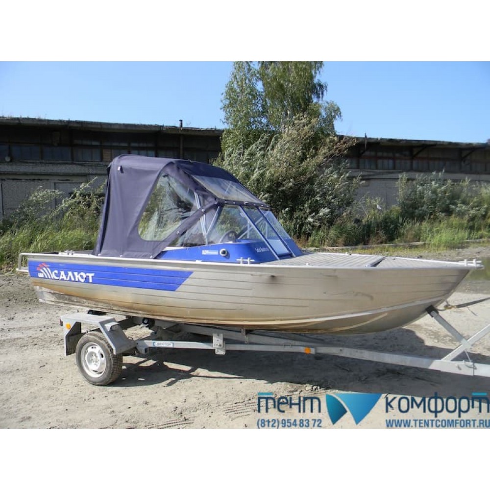 Стекло лобовое для лодки Салют-480, в заводскую рамку