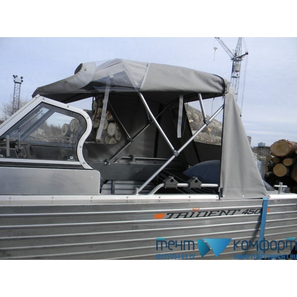 Трехопорные дуги для ходового тента на лодку Trident 450 FISH