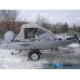 Тент для лодки Волжанка 47 Фиш, ходовой, модель «Рубка-СТС»