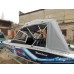 Ходовой тент «Рубка-СТС» для лодки «Wellboat-41-4 (Вельбот-41-4)» на штатное заводское стекло