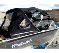 Трехопорные дуги  для тента на лодку Windboat-47