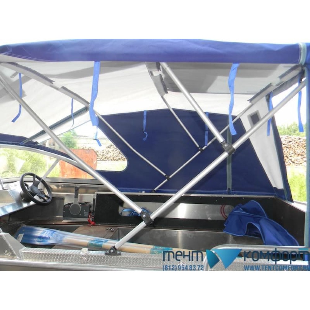 Трехопорные дуги для ходового тента на лодку Windboat-45ME
