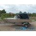 Ходовой тент «Рубка-СТС» для лодки «Wyatboat-460 DCM» на штатное заводское стекло