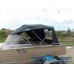 Ходовой тент «Рубка-СТС» для лодки «Wyatboat-460 DCM» на штатное заводское стекло