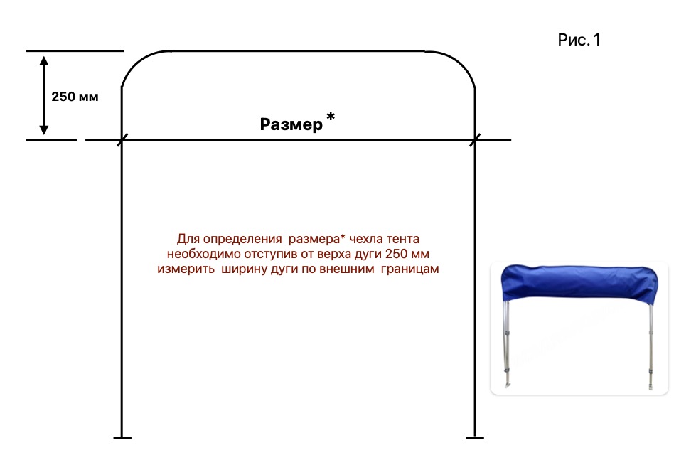 Чехол для ходового тента на лодку